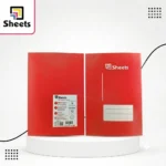 Sheets Small Square Notebook A4 – 80 Sheets (Red)