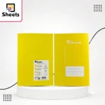 Sheets Small Square Notebook A4 – 80 Sheets (Yellow)