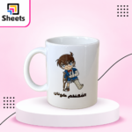 Detective Conan Printed Ceramic Mug – White