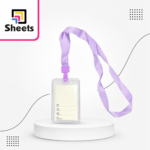 DL Vertical ID Card Holder – Purple