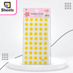 Twinkle Stars Stickers – Classic Yellow Star Designs
