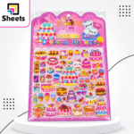 3D Cartoon Dessert Stickers – Cakes & Sweets