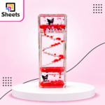 Kuromi Liquid Motion Decoration – Clear & Red