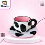 Cow Mug with Coaster