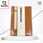 Notebook with Pen Holder 605-25 – Brown