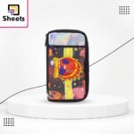 Spider-Man Double Zipper Pencil Case with Flap – Black
