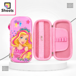3D Barbie Pencil Case – Pink