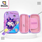 Wide Kuromi Character Pencil Case – Purple & Pink28