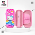 3D Hello Kitty Rainbow Pencil Case – Pink