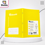 Sheets Lined Notebook – 80 Sheets A5 (Yellow)
