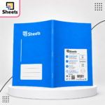 Sheets Lined Notebook – 80 Sheets A5 (Blue)