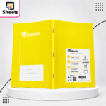 Sheets Lined Notebook – 100 Sheets A5 (Yellow)