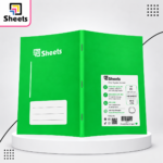 Sheets Lined Notebook – 100 Sheets A5 (Green)