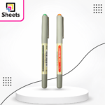 Uni-ball Eye Rollerball Pen – Green & Orange