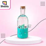 Glass Water Decor – Mint Green