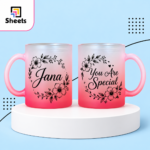 Frosted Glass Mug - Image 2