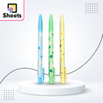 SUMMER 0.1 Ballpoint Pen – Blue Ink, Leaf Design